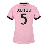 Camiseta Juventus Manuel Locatelli #5 Segunda Equipación Replica 2026-27 para mujer mangas cortas